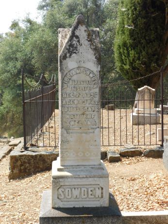 [Picture of William Sowden grave]